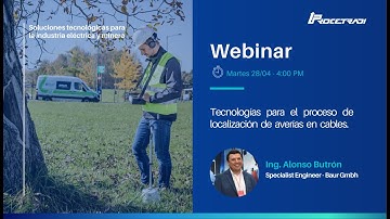 Tecnologías para el proceso de localización de averías en cables.
