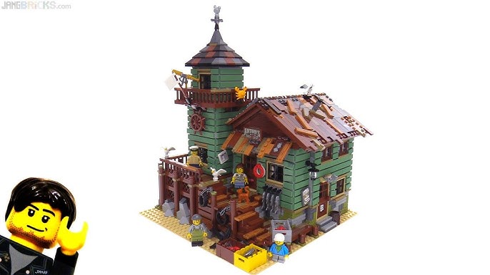 Lego Ideas 21310 Old Fishing Store - Lego Speed Build 