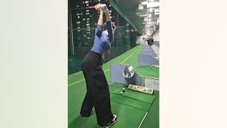 KLPGA pro Heo Eun-ji's basic golf swing!