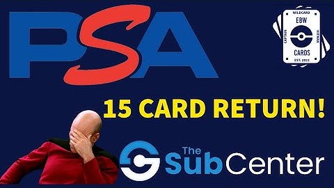 OUR CRAZIEST SUBMISSION YET! PSA grades reveal through The Sub Center!