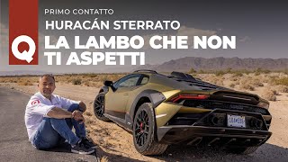 Lamborghini Huracán Sterrato: rialzata, gomme tassellate, V10 aspirato. Ecco com'è!
