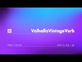 Valhalla vintageverb