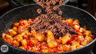 Not Sure What to Make for Dinner? Easy Potato and Ground Beef Skillet!