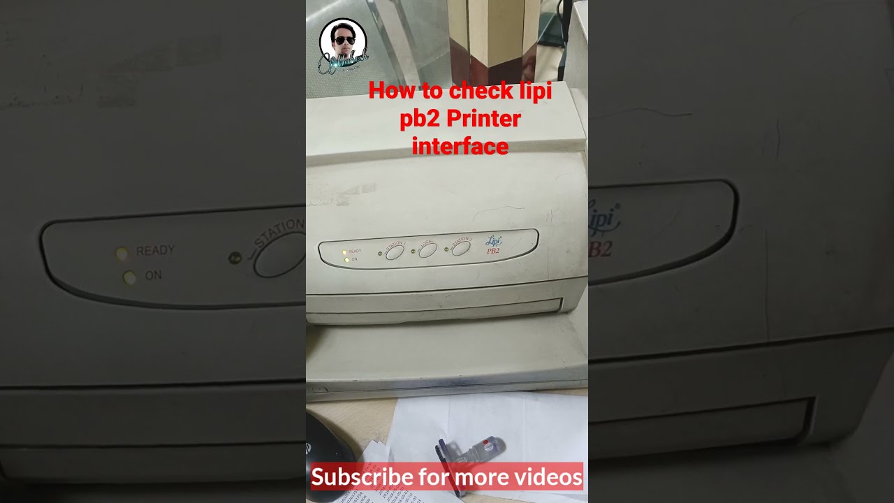 How to check Olivetti Pr2 Plus printer interface/How to