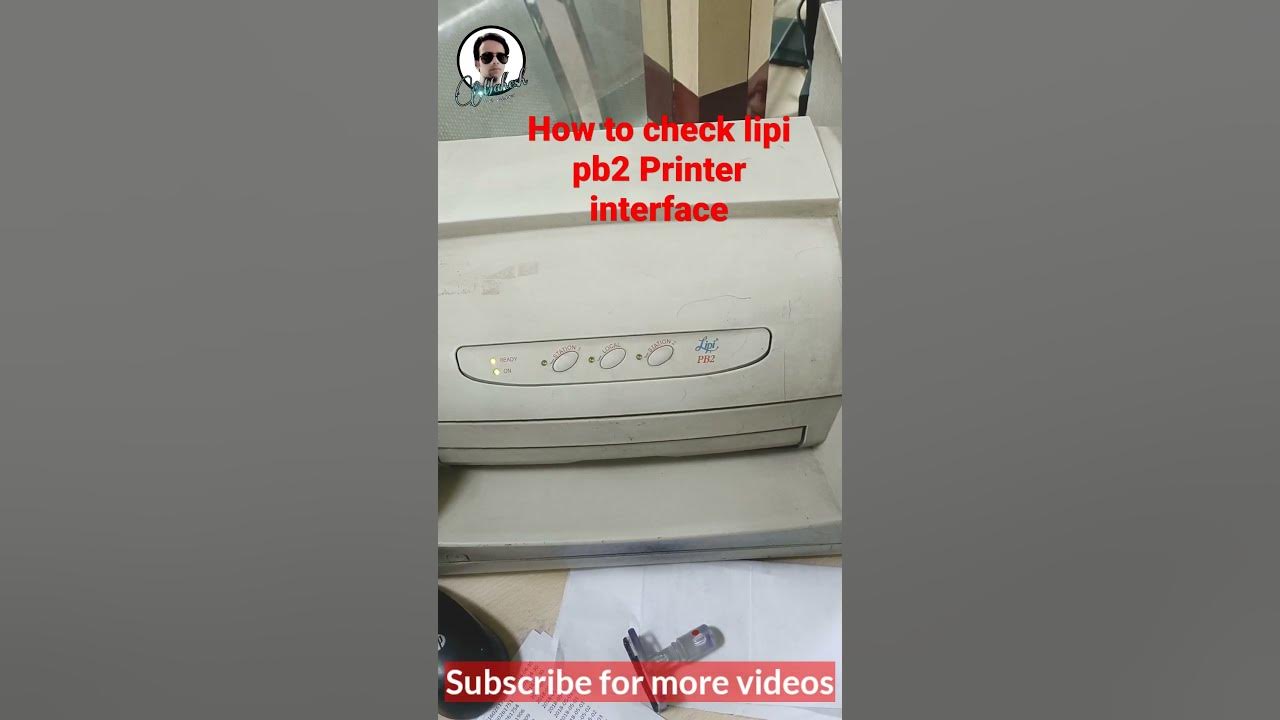 How to check Olivetti Pr2 Plus printer interface/How to check lipi pb2