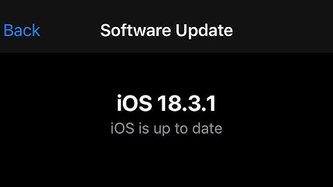 How To Install Software Update iOS 18.3.1
