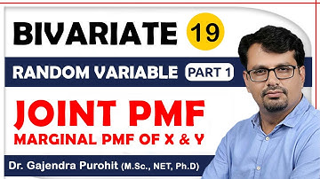 Joint Probability Distribution , Joint PMF, Marginal PMF, Bivariate RV