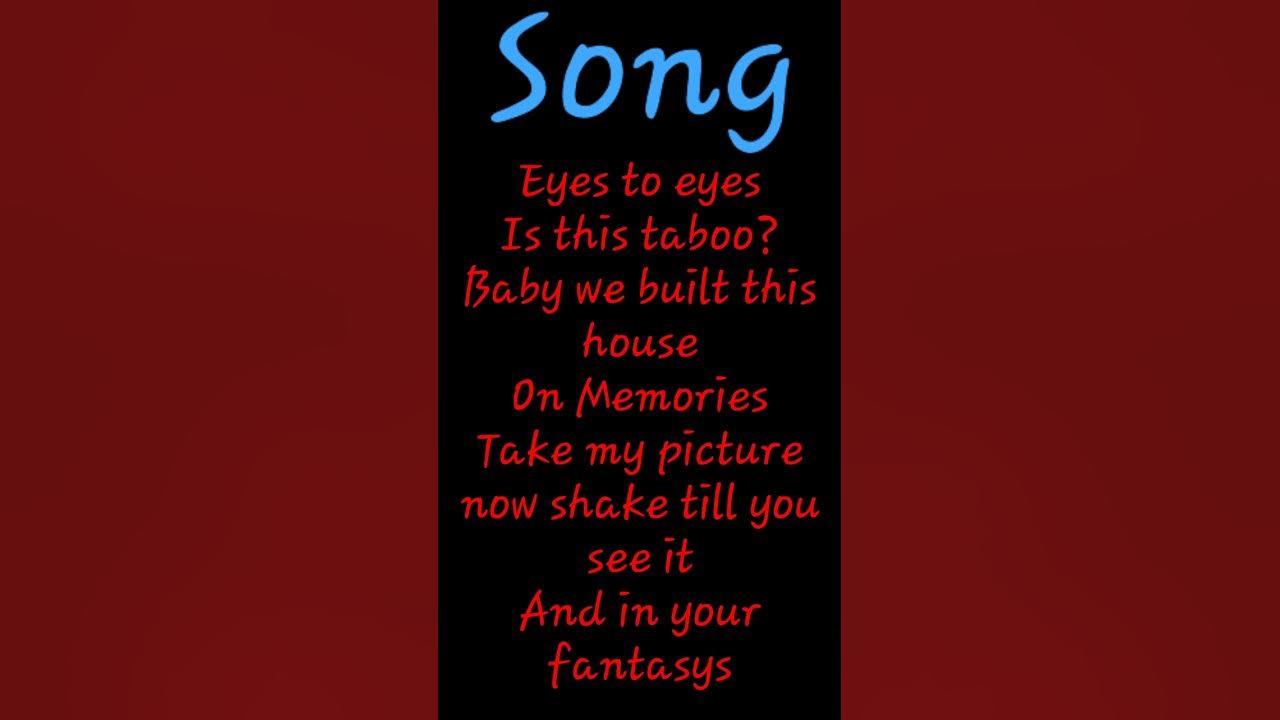 Baby we built this house song lyrics youtube