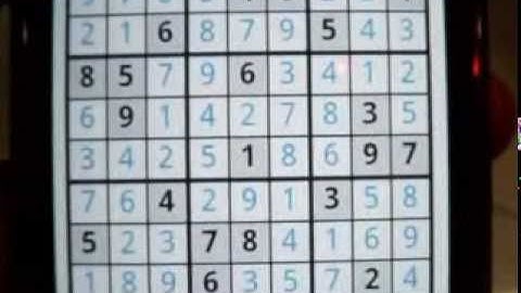 Google Goggles Solving Sudoku