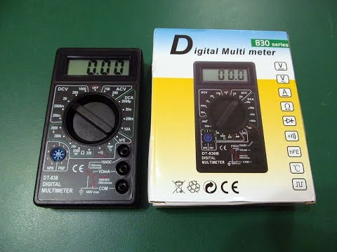 ЖК-цифровой мультиметр DT838