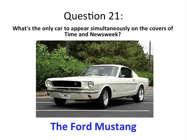 39 Car Trivia Questions In 10 Minutes Over 100 Car Facts Can You Do It Michaelwilliams67 Youtube