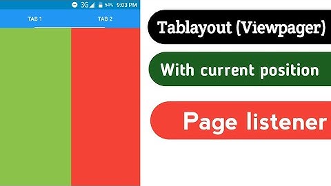 Tablayout  (Viewpager) with current position (Page listener) #Sketchware