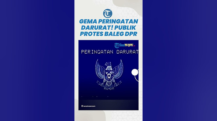 Viral Peringatan Darurat Indonesia Jadi Trending Topic, Gambar Garuda Biru Banjiri Media Sosial