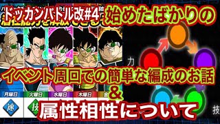 ドッカンバトル改 4 簡単な編成のお話と属性相性虹ついて Youtube