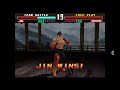 TEKKEN 3 Team Battle - 8 vs 8 High Skill Gameplay (PS1 Retro)