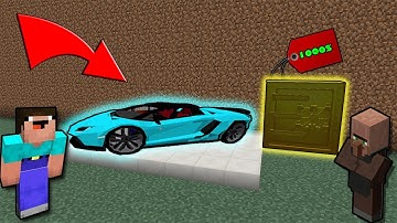 Minecraft NOOB vs PRO: HOW NOOB CAN OPEN THIS UPGRADED DIAMOND CAR WITH A LOCKED SAFE