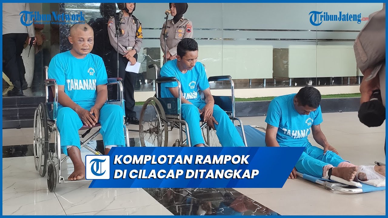 Tiga Rampok Bersenpi di Cilacap Dihadiahi Timah Panas di Kedua Kaki
