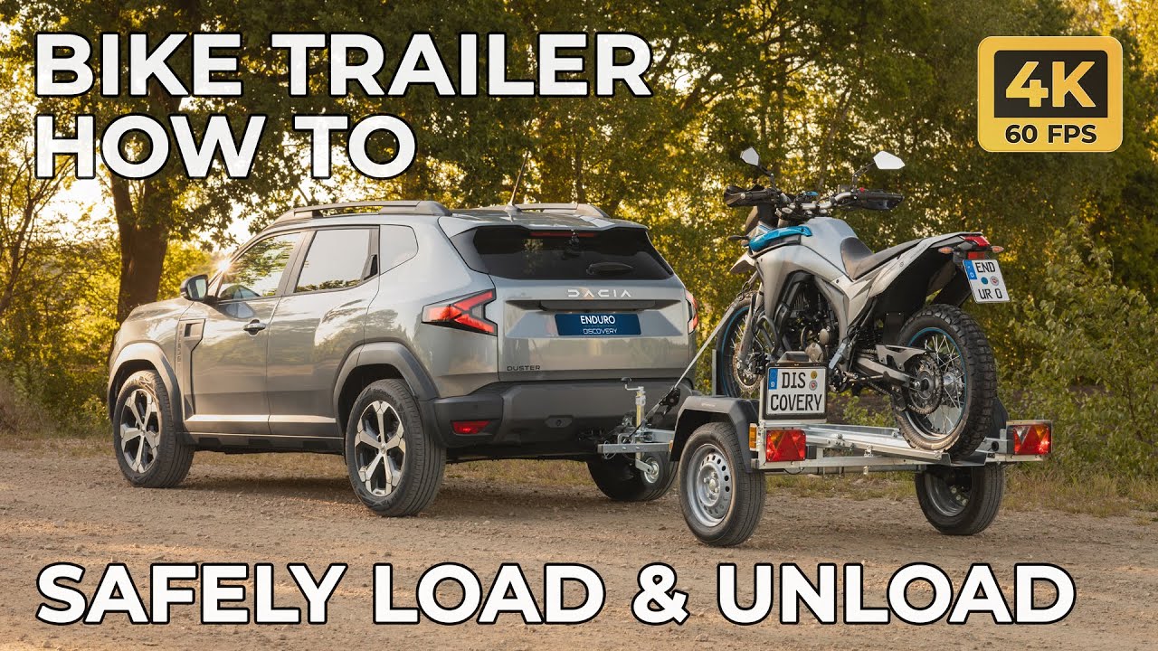 Bike trailer: How to safely load and unload your motorcycle | Enduro ...