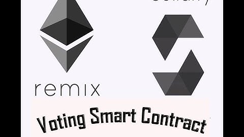 Voting Smart Contract in Solidity and Remix