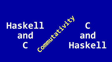 C and Haskell, commutativity and partial function application