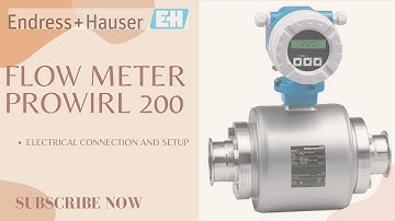 Endress+Hauser flow meter setup easy way | Prowirl 200 | E&H Flow meter kaise set kara @SanketLahane