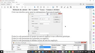 Programmation Evénementielle c# Création d