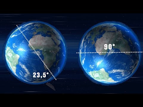 Video: Cosa accadrebbe se l'asse terrestre fosse dritto?