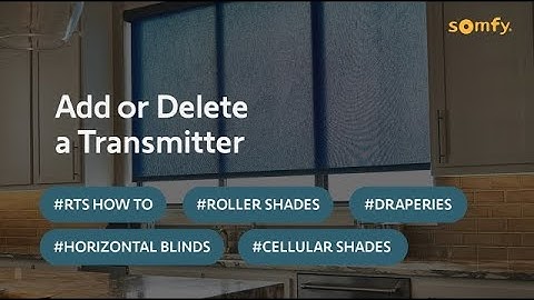 Add or Delete a Transmitter