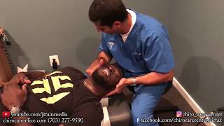 Chiropractic Adjustment On A Bodybuilder By Dr Mo