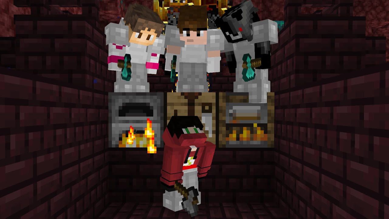 Minecraft Speedrunner VS 3 Hunters GRAND FINALE