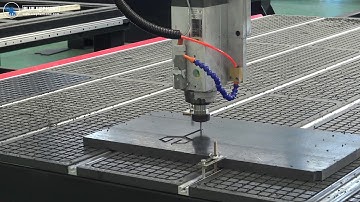 Test video of the  ELE2030 CNC router, process PVC