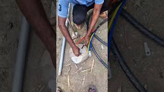 LT Lug Work #electrician #reels #electricianwork #lineman #technician #shorts