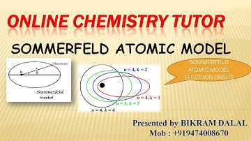 Sommerfeld Atomic Model in English