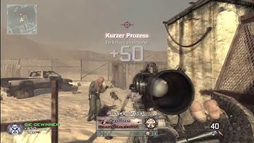 Old but Gold #1 CoD Modern Warfare 2 1V1 Quick Scope Match Gameplay PS3 1080 HD