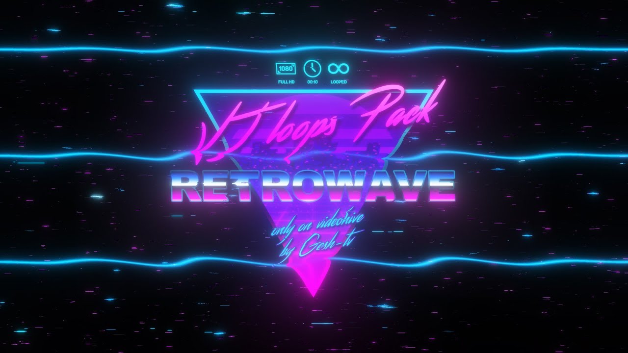 Retrowave VJ Loops Pack