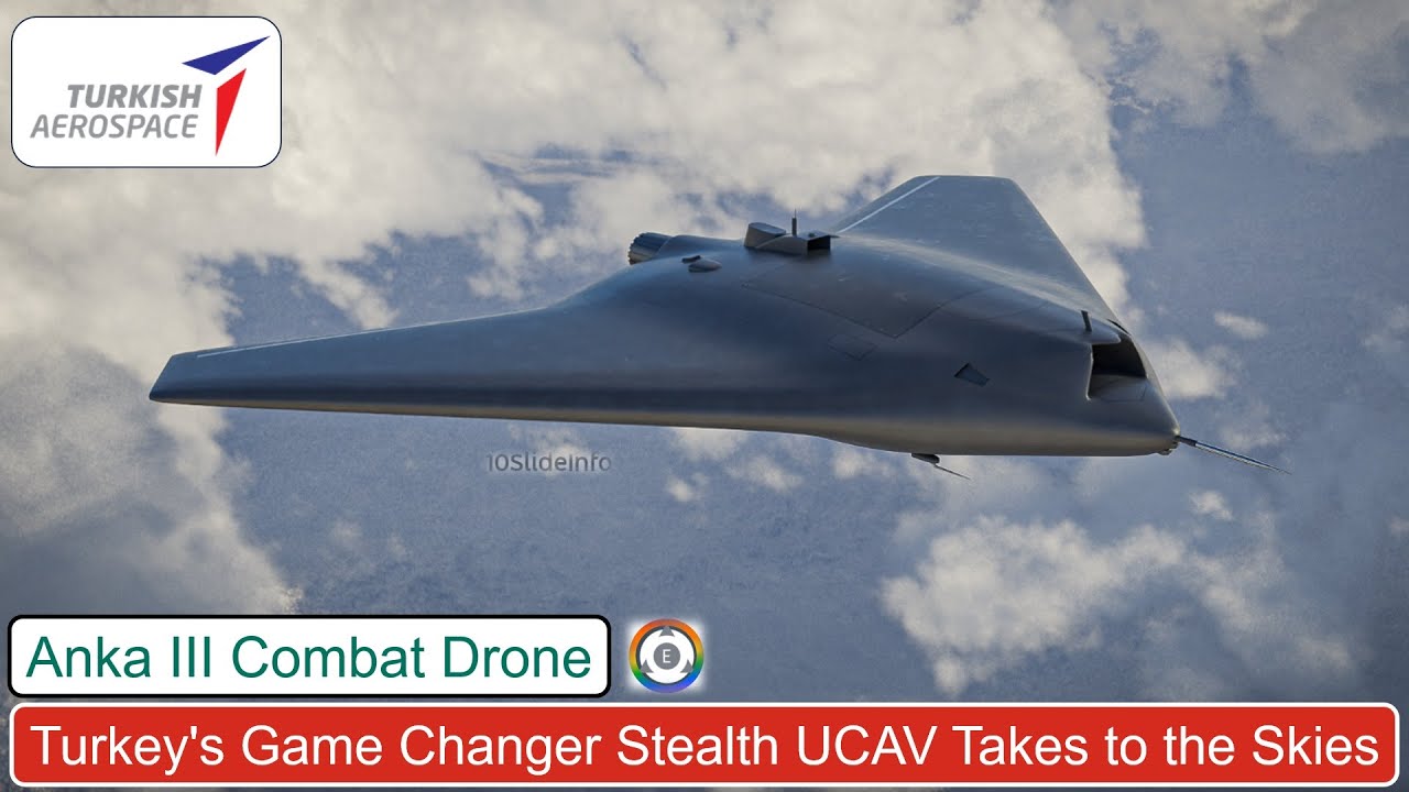 Maiden Flight Of Anka-3 Combat Drone Of Turkey - YouTube