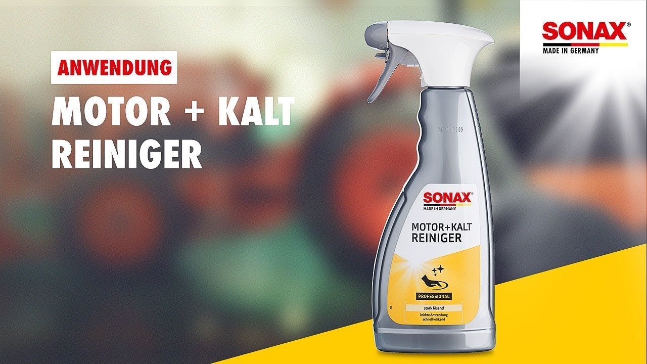 How to use SONAX Engine Cold Cleaner 