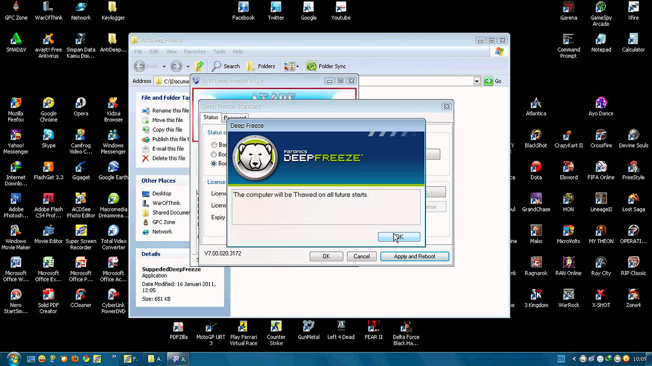 ปลดล็อค deep freeze 2022 Uninstall Deepfreeze Or Anti DeepFreeze