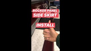 INSTALLING M SPORT SIDE SKIRT ON ROCKER PANEL E36