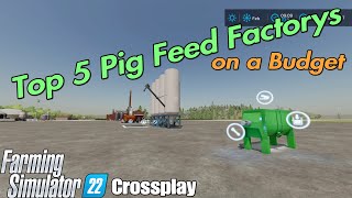 Top 5 Pig Feed Factories on a Budget / on FS22