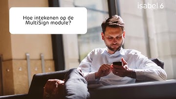 Hoe intekenen op de MultiSign module in Isabel 6