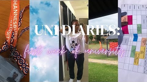Uni Diaries: EP1: First Week Of Uni | A Productive Week | Messy Vlog.
