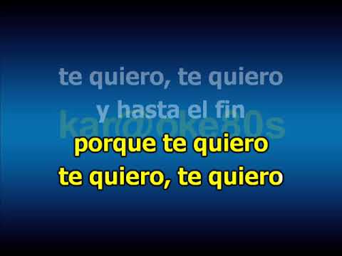 psicología Ataque de nervios fuga Rosario Flores / Te Quiero karaoke - YouTube