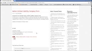 Articles of organization LLC Form
