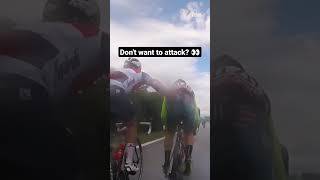 Pro cyclist tries to save energy 👀 #shorts