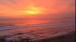 Magnificent sunset at Johanna Beach Great Ocean Road Australia HD