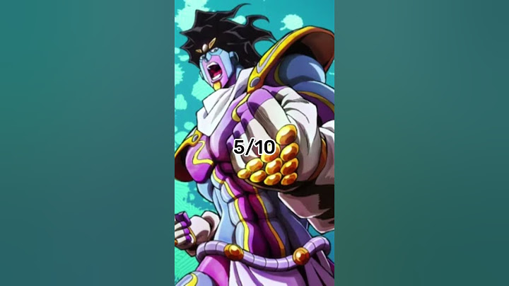 Ranking Every JJBA TimeStop