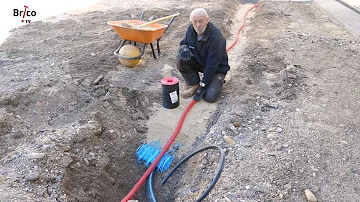 Comment enterrer un tuyau de gaz ?