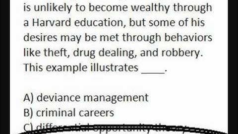 sociology chapter 6: deviance & crime: study guide part 1.wmv