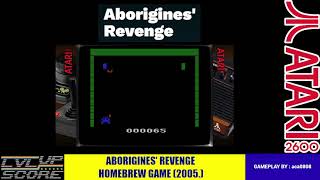 ATARI 2600 # ABORIGINE'S REVENGE (HOMEBREW GAME , 2005.) # 125 PTS. #